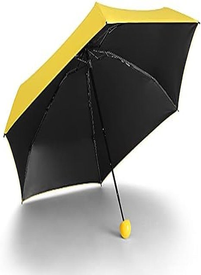 coku Mini Portable Umbrella with Capsule Case Outdoor for Women Men & Kids 4 Folds UV Protection Compact Foldable Backpack Travel Umbrellas for rain & Hot Summer Capsule Umbrella (Multicolor) - Image 5